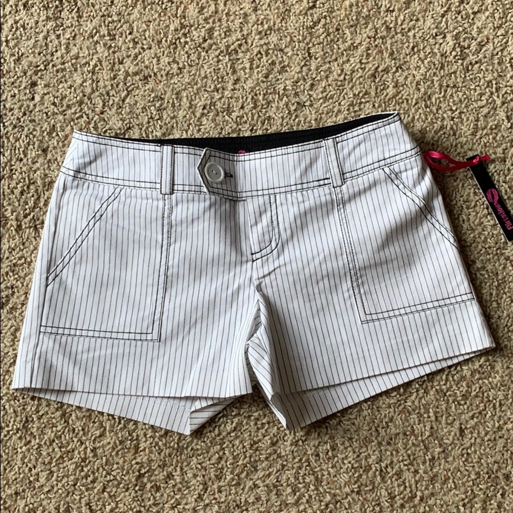 NWT Pinstriped dress shorts